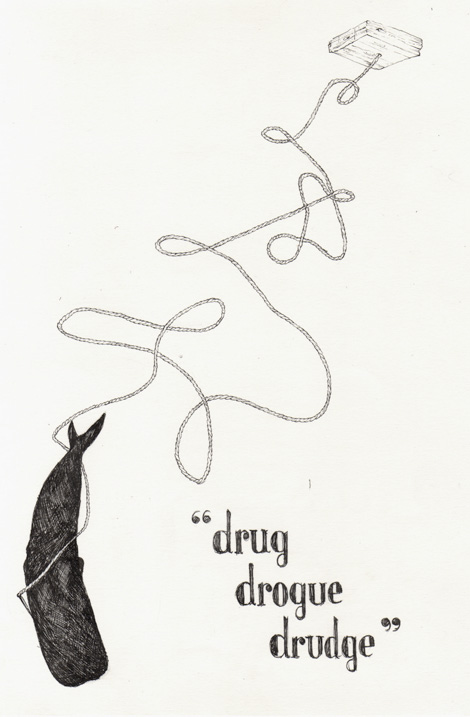 drug-drogue-drudge